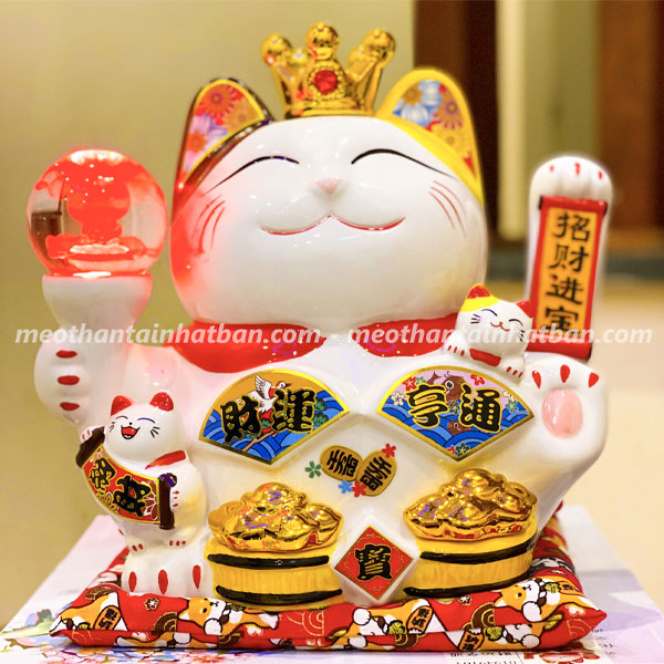 Hình ảnh mèo thần tài Đế Vương – Chiêu Tài Tấn Bảo
