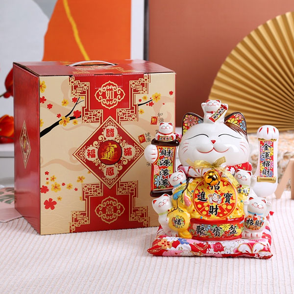 Tặng mèo thần tài ngày khai trương mang ý nghĩa thu hút tài lộc, may mắn Tặng mèo thần tài ngày khai trương mang ý nghĩa thu hút tài lộc, may mắn