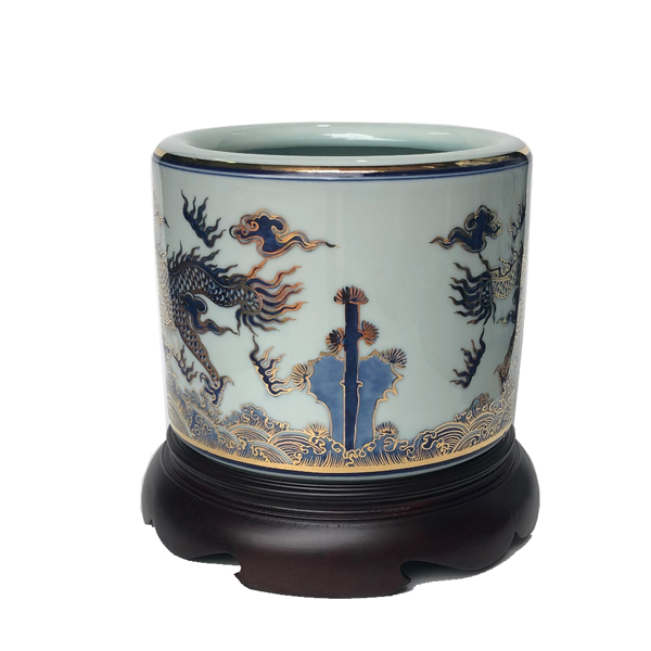 Hình ảnh bát hương men ngọc bằng sứ mẫu DTBT-017 Hình ảnh bát hương men ngọc bằng sứ mẫu DTBT-017