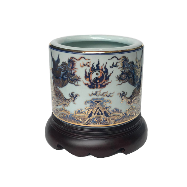 Hình ảnh bát hương men ngọc bằng sứ mẫu DTBT-017 Hình ảnh bát hương men ngọc bằng sứ mẫu DTBT-017