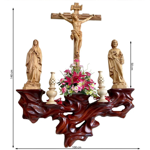Bàn thờ công giáo bằng mẫu BTCG-001