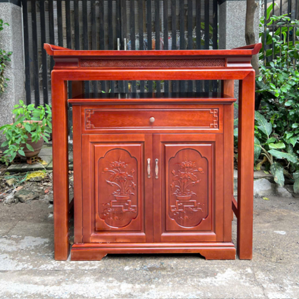 Hình ảnh bàn thờ gỗ xoan đào mẫu BT-021 Hình ảnh bàn thờ gỗ xoan đào mẫu BT-021