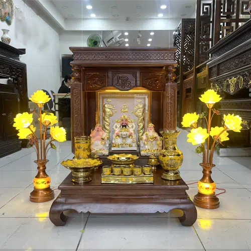 Bàn Thờ Ông Địa Phúc Lộc Thọ Mẫu BT-542