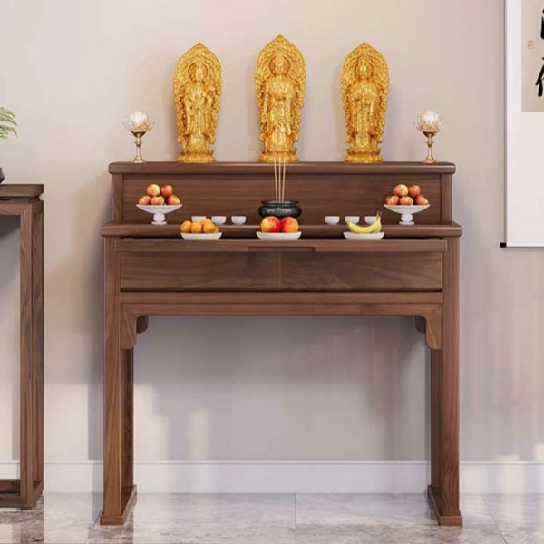 Bàn thờ phật 2 tầng mẫu BTP-020 được thiết kế với hai tầng riêng biệt Bàn thờ phật 2 tầng mẫu BTP-020 được thiết kế với hai tầng riêng biệt