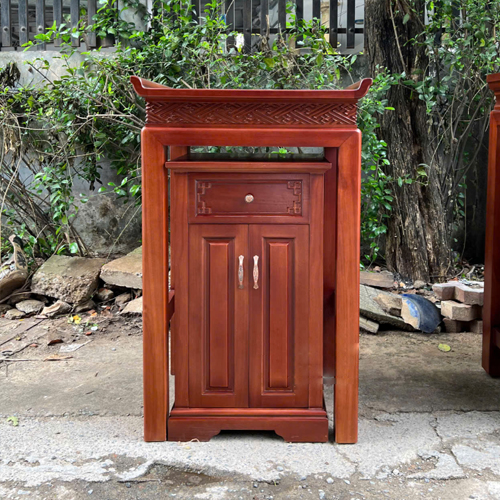 Bộ bàn thờ chung cư gỗ xoan đào mẫu BT-019