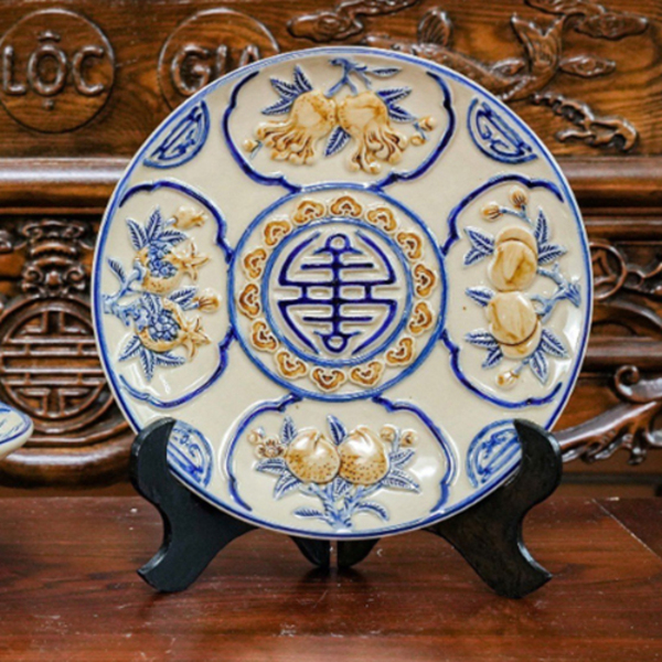 Hỉnh ảnh mâm bồng phi đường kính 23cm Hỉnh ảnh mâm bồng phi đường kính 23cm