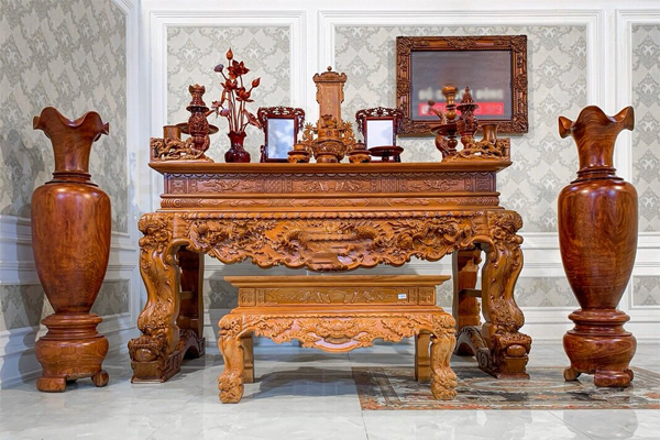 Hình ảnh thực tế bộ đồ thờ gian tiên đầy đủ 15 món Hình ảnh thực tế bộ đồ thờ gian tiên đầy đủ 15 món