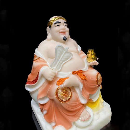 Tượng thần tài thổ địa bằng đá mẫu TTTD-012 - Ảnh 5