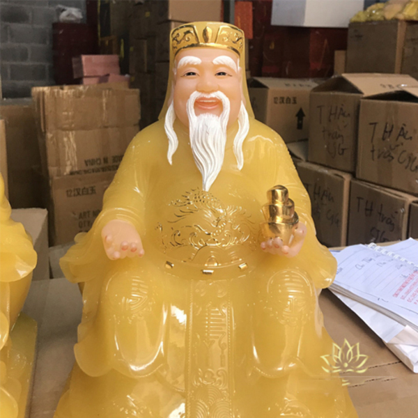 Gương mặt Thần Tài hiền từ, nụ cười hoan hỉ, thể hiện sự an lạc và tài lộc viên mãn Gương mặt Thần Tài hiền từ, nụ cười hoan hỉ, thể hiện sự an lạc và tài lộc viên mãn