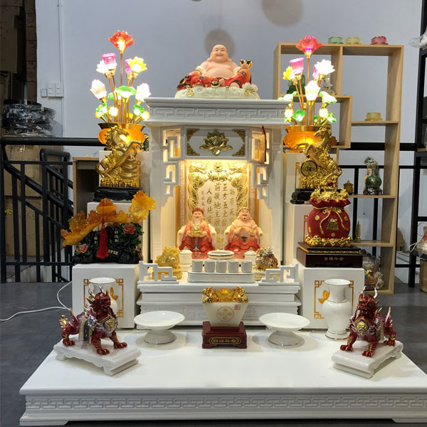 Cách đặt kỳ lân trên bàn thờ Thần Tài chuẩn phong thủy Cách đặt kỳ lân trên bàn thờ Thần Tài chuẩn phong thủy