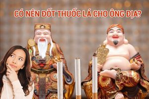 Việc đốt thuốc là cho ông Địa còn tùy thuộc vào phong tục của từng nơi