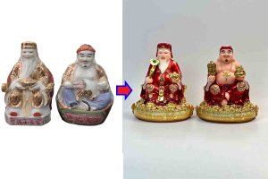 Hướng dẫn thay tượng Ông Địa Thần Tài mới đúng thủ tục