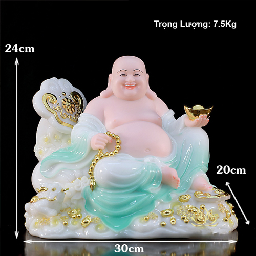 Tượng Phật Di Lặc bằng bột đá mẫu TPDL-001 - Ảnh 8