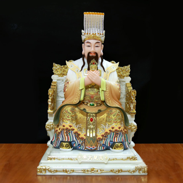 Hình ảnh tượng Ngọc Hoàng ngồi ngai rồng sơn cổ Hình ảnh tượng Ngọc Hoàng ngồi ngai rồng sơn cổ