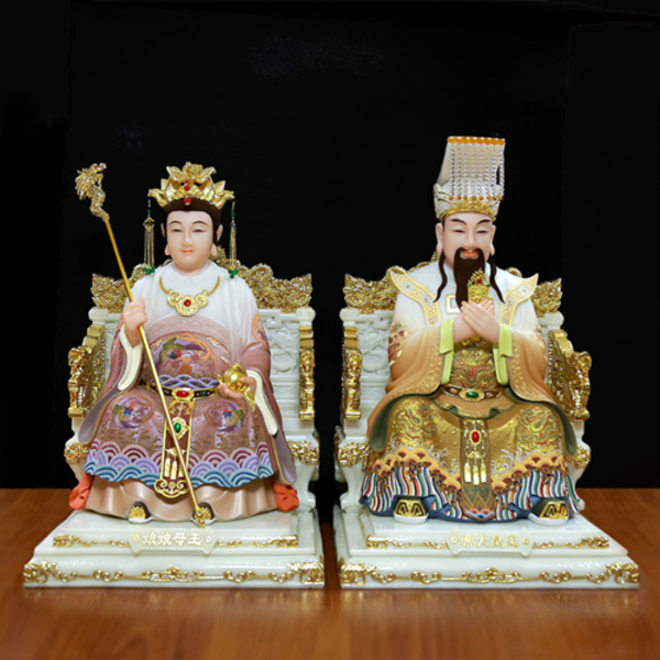 Hình ảnh tượng Ngọc Hoàng Vương Mẫu bằng bột đá mẫu TNH-001 Hình ảnh tượng Ngọc Hoàng Vương Mẫu bằng bột đá mẫu TNH-001
