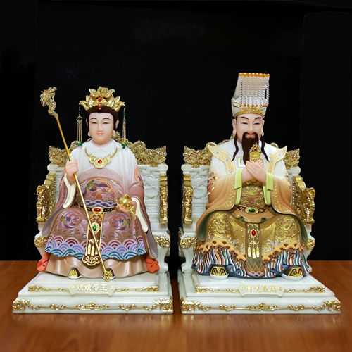 Tượng Ngọc Hoàng Vương Mẫu ngồi ngai mẫu TNH-001