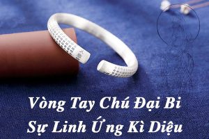 Vòng Chú Đại Bi thuộc dòng sản phẩm phong thủy được chạm khắc thần chú Đại Bi của Thái Lan