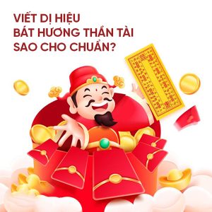Cách viết cốt bát hương Thần Tài